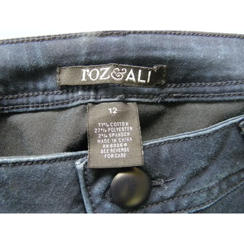 Roz & Ali Jeans, Navy Blue, Sz 12 - Picture 4 of 6